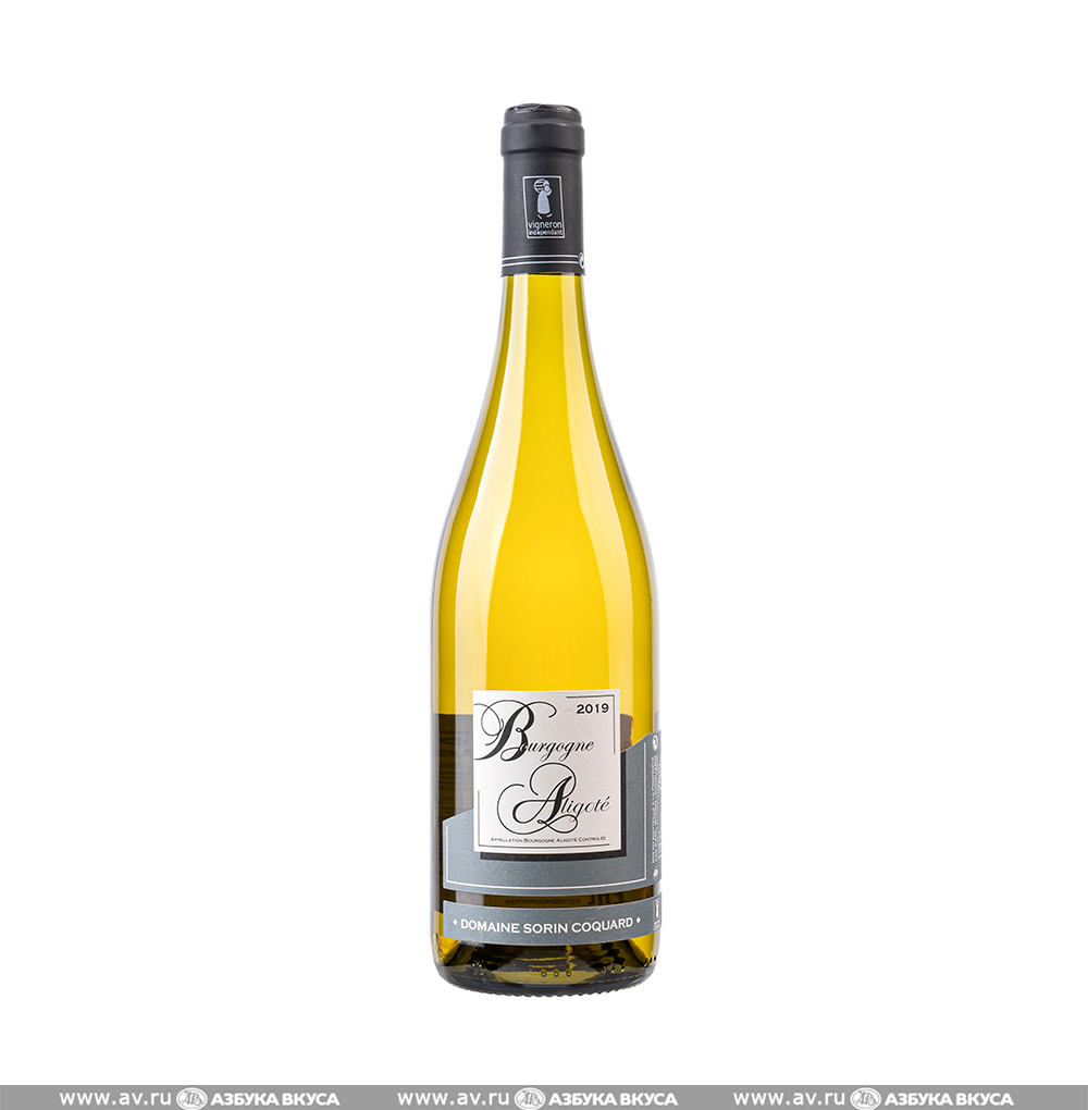 Изображение товара Французское белое вино Bourgogne Aligote Sorin Coquard 0.75 L Изображение товара Французское белое вино Bourgogne Aligote Sorin Coquard 0.75 L