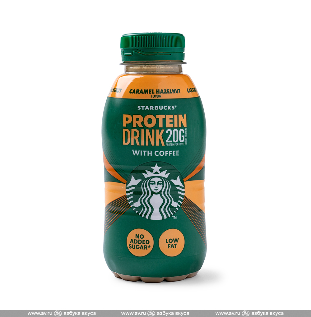 Изображение товара Молочный кофейный напиток Protein Drink Карамель и лесной орех 330 мл Изображение товара Молочный кофейный напиток Protein Drink Карамель и лесной орех 330 мл