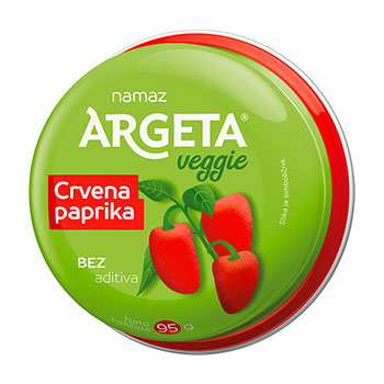 Изображение товара Овощной паштет из нута с паприкой Veggie, Argeta, 95 г, Республика Сербия