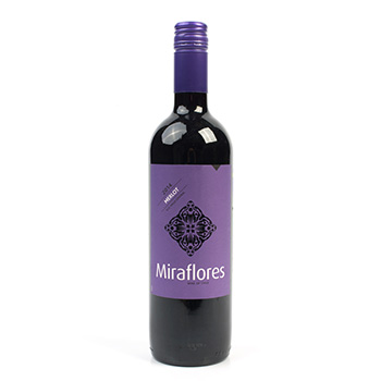 Изображение товара Вино чилийское красное Miraflores Merlot Valle Central Santa Carolina, 0.75 L
