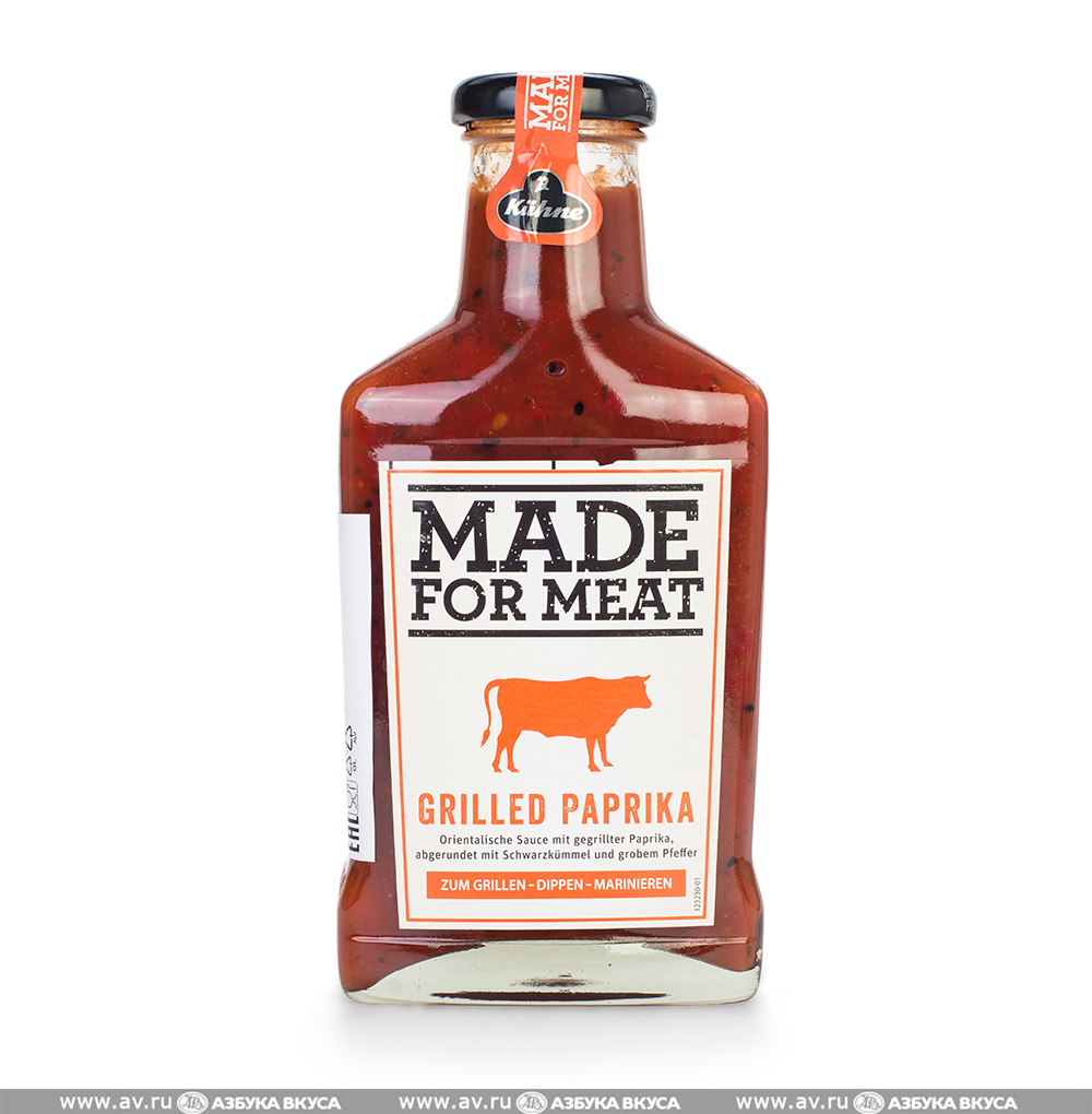 Изображение товара Соус томатный с копчёной паприкой Made for Meat, Kuhne, 375 мл, Германия