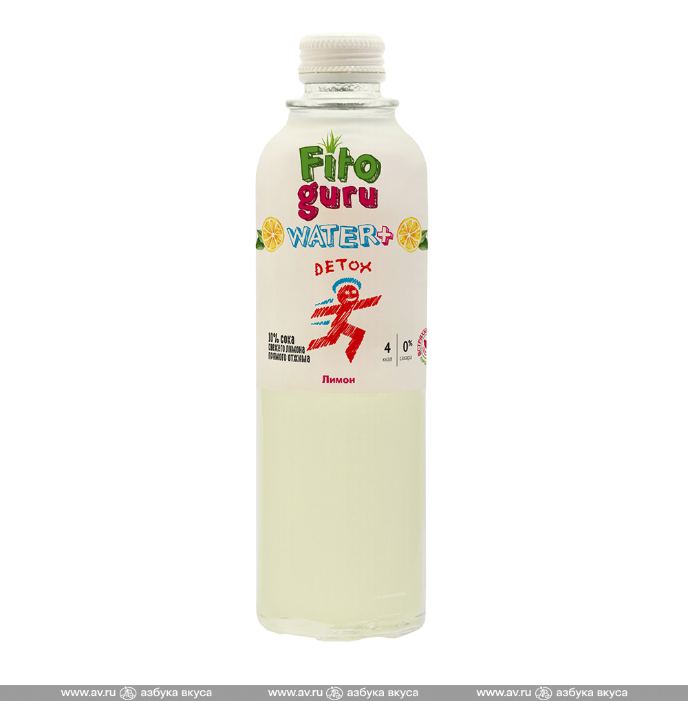 Изображение товара Напиток негазированный Detox H2O+ «Лимон с соком», Fitoguru, 0.33 л, Россия Изображение товара Напиток негазированный Detox H2O+ «Лимон с соком», Fitoguru, 0.33 л, Россия
