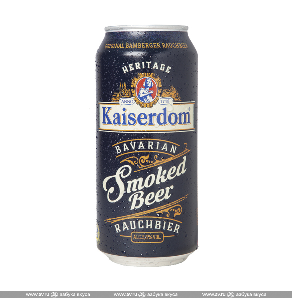 Изображение товара Пиво темное Kaiserdom Smoked Beer 5,3%, 0.44 L, ж/б, Германия Изображение товара Пиво темное Kaiserdom Smoked Beer 5,3%, 0.44 L, ж/б, Германия