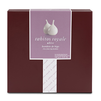 Изображение товара Инжир в белом шоколаде с трюфельной начинкой из белого шоколада, Rabitos Royale, 142 г, Испания