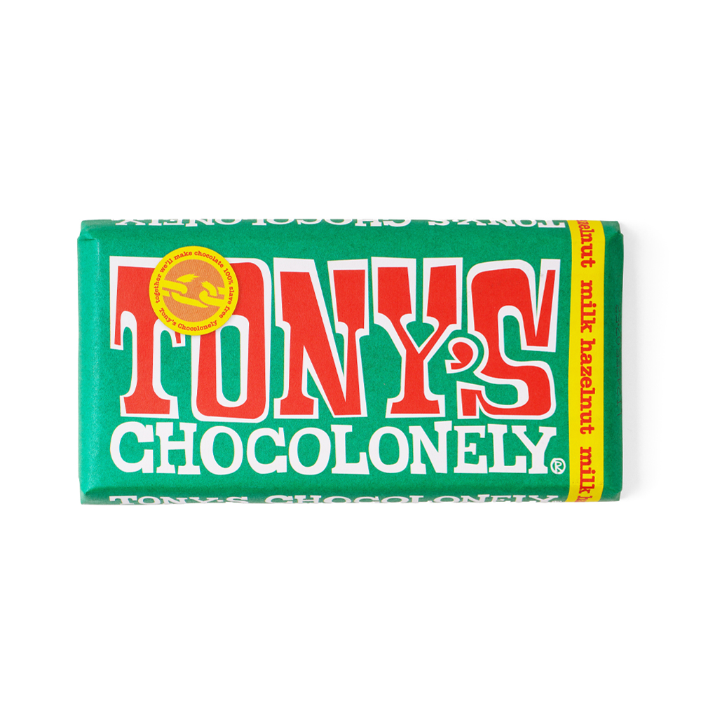 Изображение товара Шоколад молочный с орехами, Tony's Chocolonely, 180 г, Бельгия Изображение товара Шоколад молочный с орехами, Tony's Chocolonely, 180 г, Бельгия