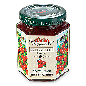 Изображение товара Конфитюр d'arbo Дикая брусника 200 г Австрия