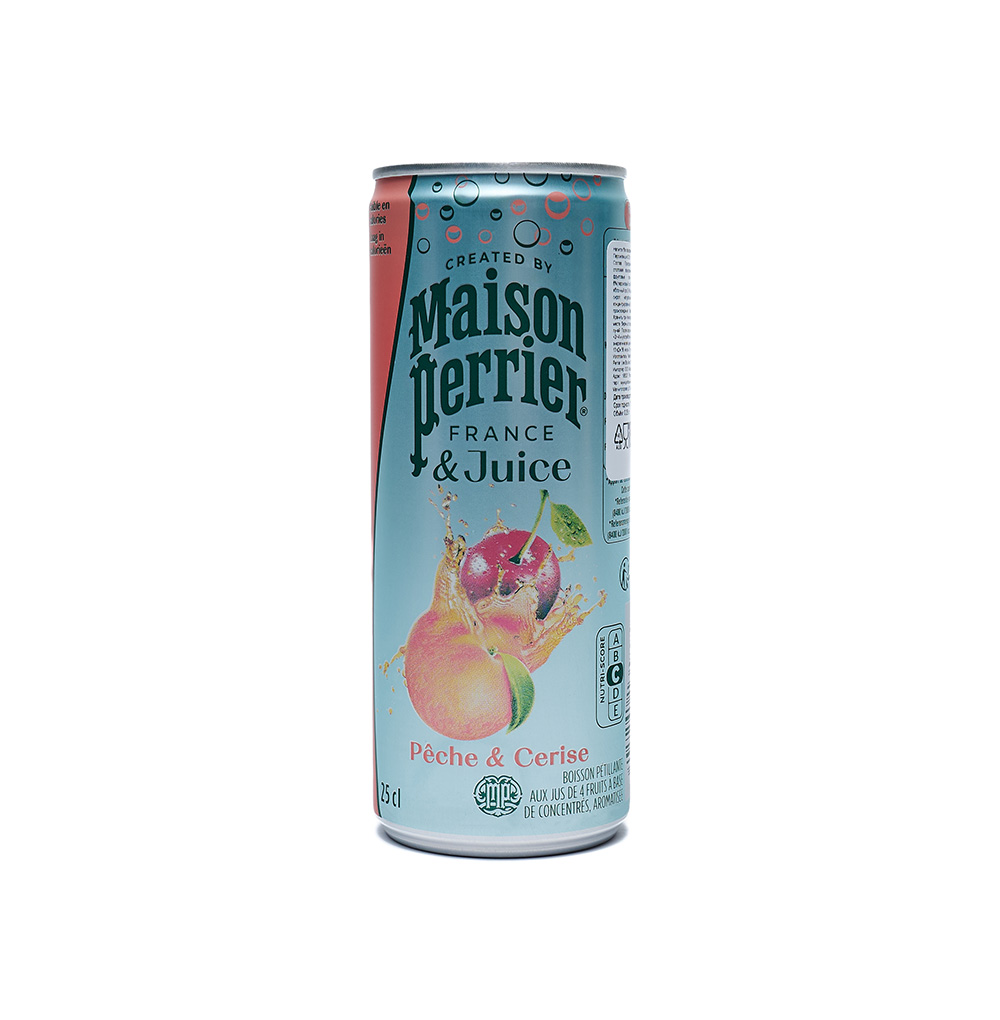 Изображение товара Вода минеральная газированная «Персик-вишня», Perrier, 0.25 л, ж/б, Франция Изображение товара Вода минеральная газированная «Персик-вишня», Perrier, 0.25 л, ж/б, Франция
