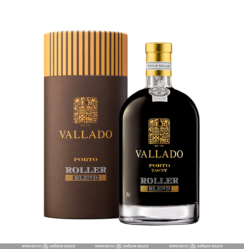 Изображение товара Портвейн Roller Blend Tawny Quinta do Vallado, 0.5 L, в тубе