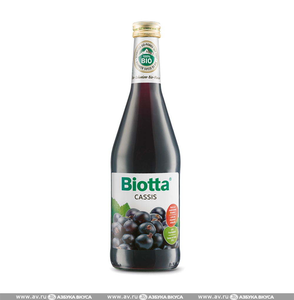 Изображение товара Нектар «Черная смородина» Biotta, 0.5 л, Швейцария