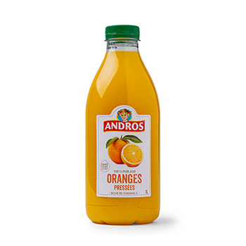 Изображение товара Сок апельсиновый с мякотью, Andros, 1 л, Франция