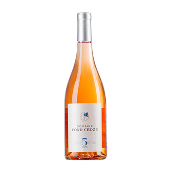 Изображение товара Вино французское розовое AOC Cotes du Rhone 5 Sens Domaine Fond Croze, 0.75 L