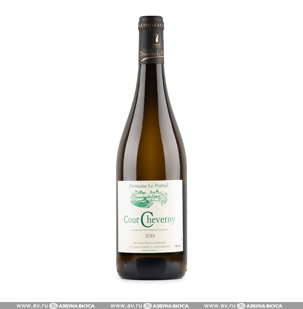 Изображение товара Французское белое вино AOC Cour-Cheverny Domaine Le Portail 0.75L экологичное