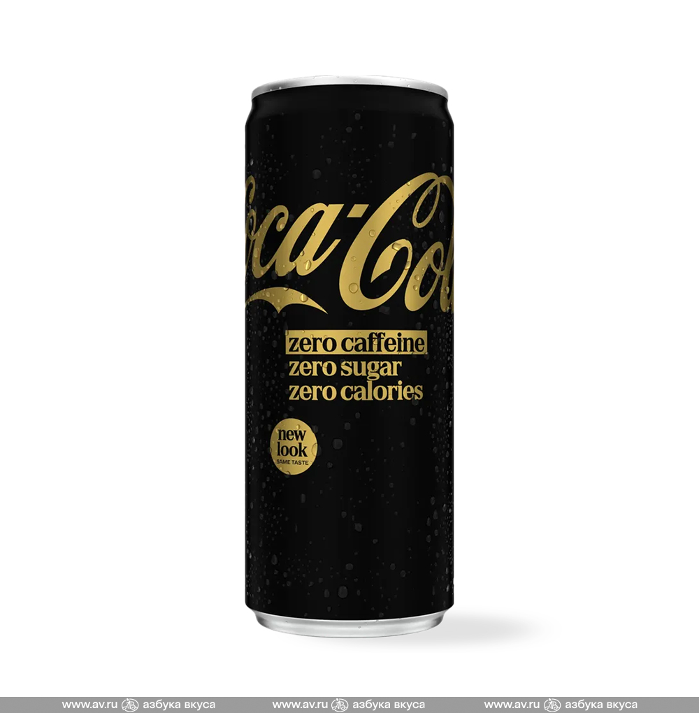 Изображение товара Напиток газированный Zero Caffeine free, Coca-Cola, 0.33 л, Польша
