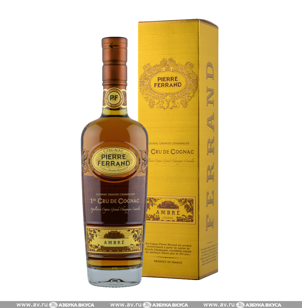 Изображение товара Коньяк Pierre Ferrand Ambre Grande Champagne 0.7 Л - элитный напиток Изображение товара Коньяк Pierre Ferrand Ambre Grande Champagne 0.7 Л - элитный напиток