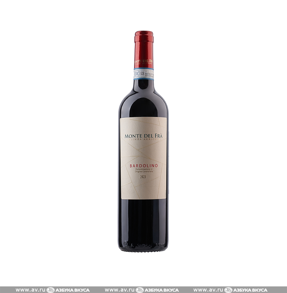 Изображение товара Итальянское красное вино DOC Bardolino Monte del Fra 0.75L Изображение товара Итальянское красное вино DOC Bardolino Monte del Fra 0.75L