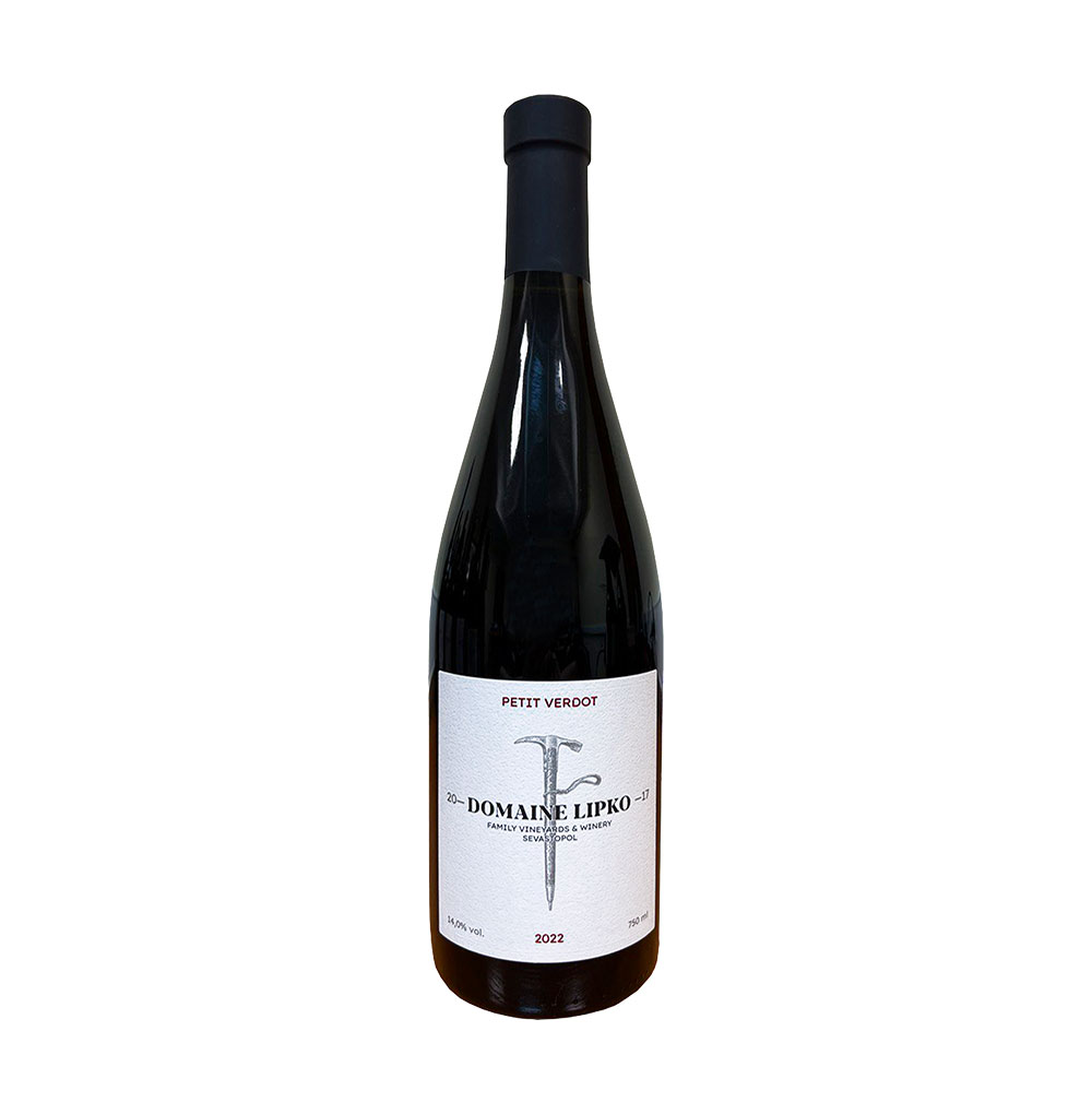 Изображение товара Вино российское красное Petit Verdot Domaine Lipko, 0.75 L Изображение товара Вино российское красное Petit Verdot Domaine Lipko, 0.75 L