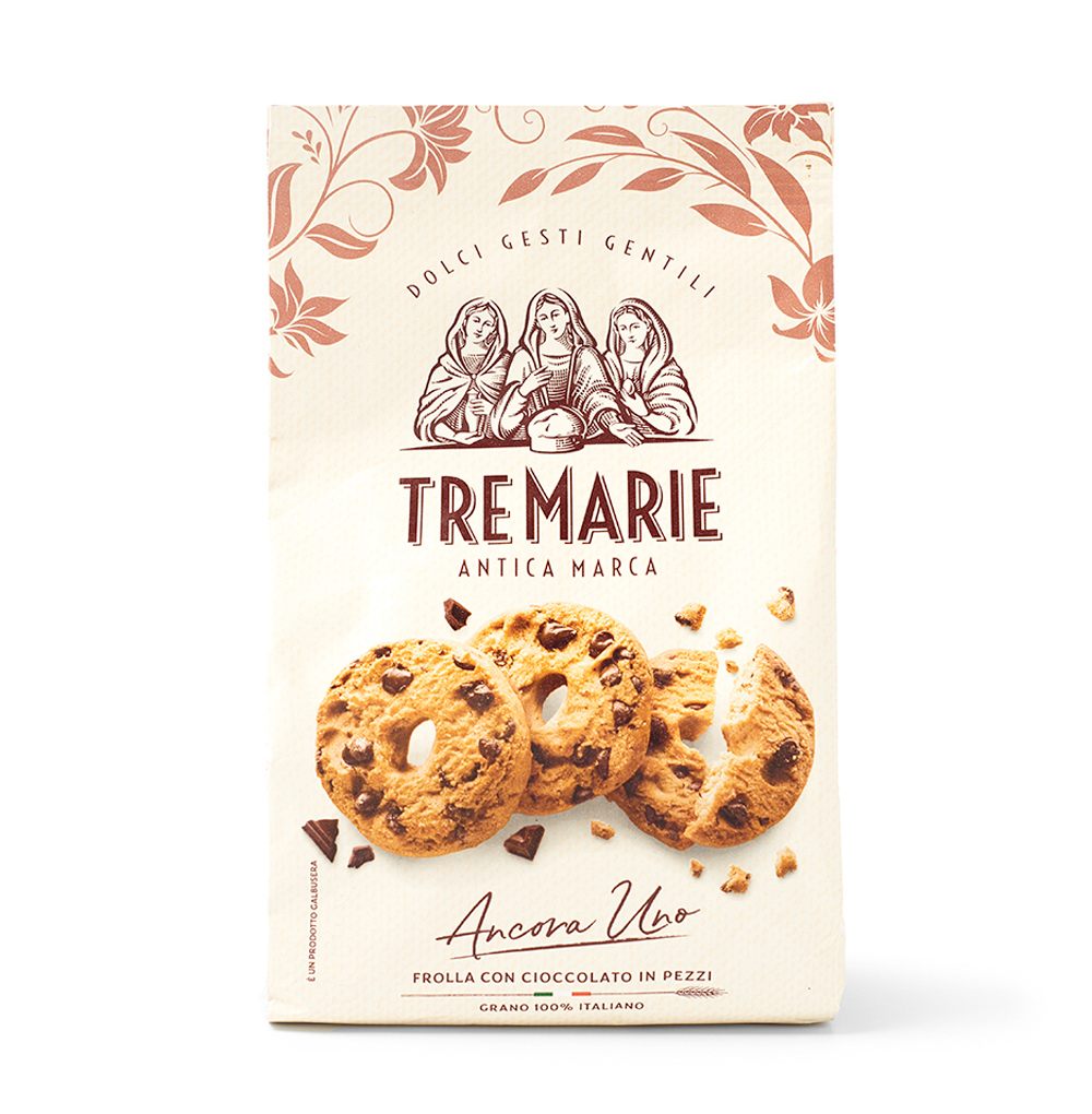 Изображение товара Печенье песочное с кусочками шоколада, Tre Marie, 360 г, Италия