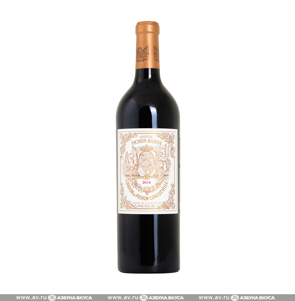 Изображение товара Вино французское красное AOC Pauillac Gr.Cru Classe Chateau Pichon Longueville Baron 2014, 0.75 L
