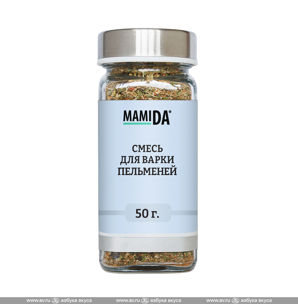 Изображение товара Приправа «Смесь для варки пельменей», MamiDA, 50 г, Россия
