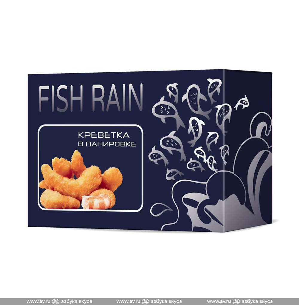 Изображение товара Креветки королевские в панировке очищенные, Fish Rain, 500 г, Россия Изображение товара Креветки королевские в панировке очищенные, Fish Rain, 500 г, Россия