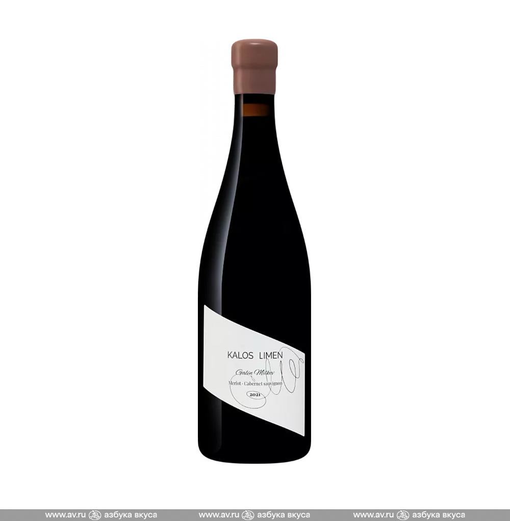 Изображение товара Российское красное вино Kalos Limen Galin Milkov Merlot Cabernet Sauvignon 0.75L