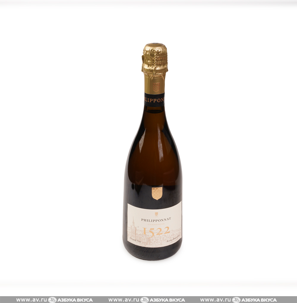 Изображение товара Игристое вино французское белое э/брют AOC Champagne Philipponnat Cuvee 1522 Extra Brut, 0.75 L, п/у Изображение товара Игристое вино французское белое э/брют AOC Champagne Philipponnat Cuvee 1522 Extra Brut, 0.75 L, п/у