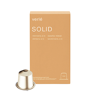 Изображение товара Кофе в капсулах SOLID, Verle, 55 г, Россия