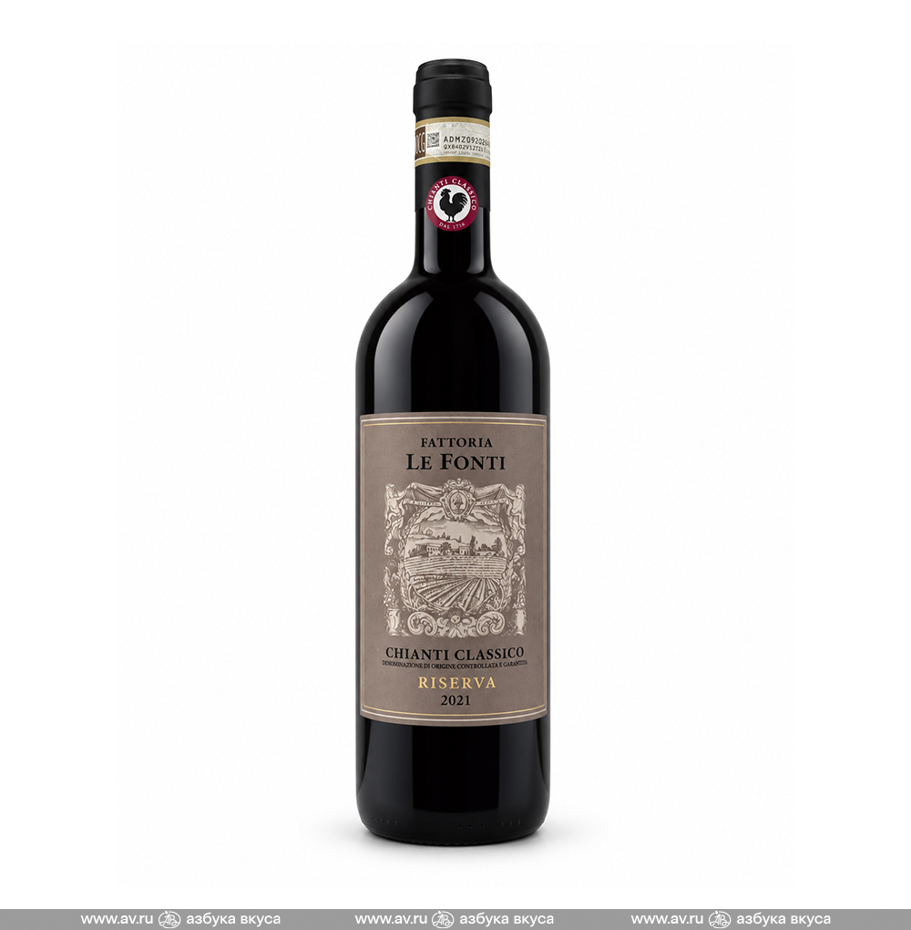 Изображение товара Вино итальянское красное DOCG Chianti Classico Riserva Fattoria Le Fonti, 0.75 L