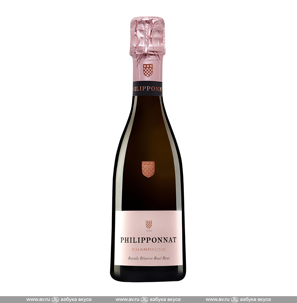 Изображение товара Игристое вино французское розовое брют AOC Champagne Philipponnat Rose Brut, 0.375 L