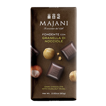 Изображение товара Шоколад тёмный с фундуком, Majani, 100 г, Италия