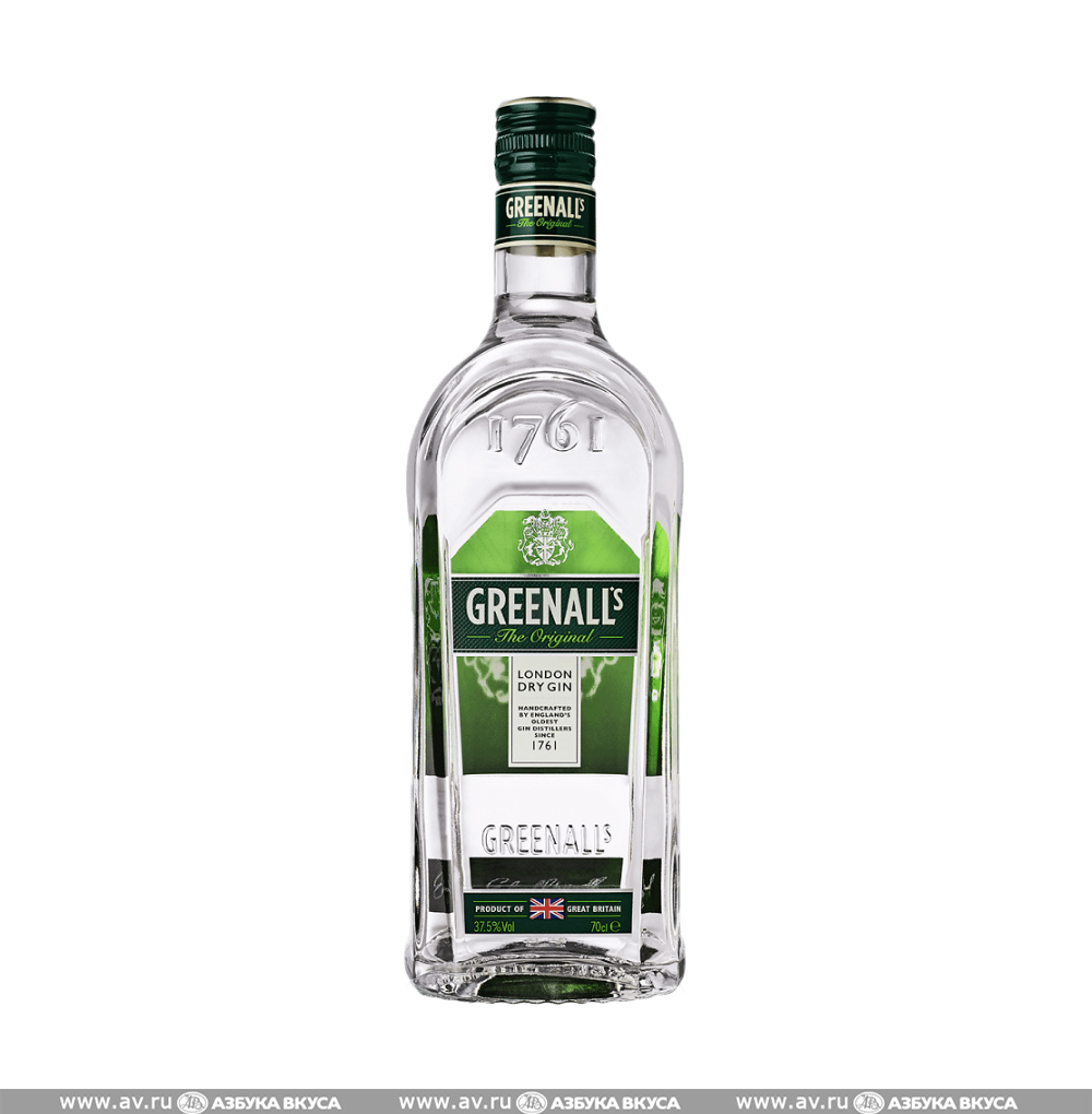 Изображение товара Британский джин Greenall's Original 0.7L классический натуральный напиток Изображение товара Британский джин Greenall's Original 0.7L классический натуральный напиток