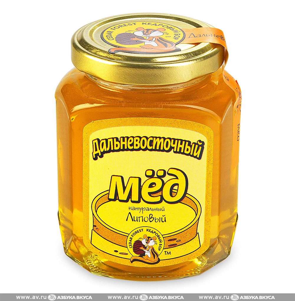 Изображение товара Мёд цветочный «Дальневосточный» липовый, «Кедровый бор», 245 г, Россия
