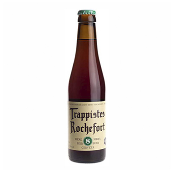 Изображение товара Пиво темное Trappistes Rochefort 8 фильтрованное, непастеризованное 9.2%, 0.33 L, ст/б, Бельгия