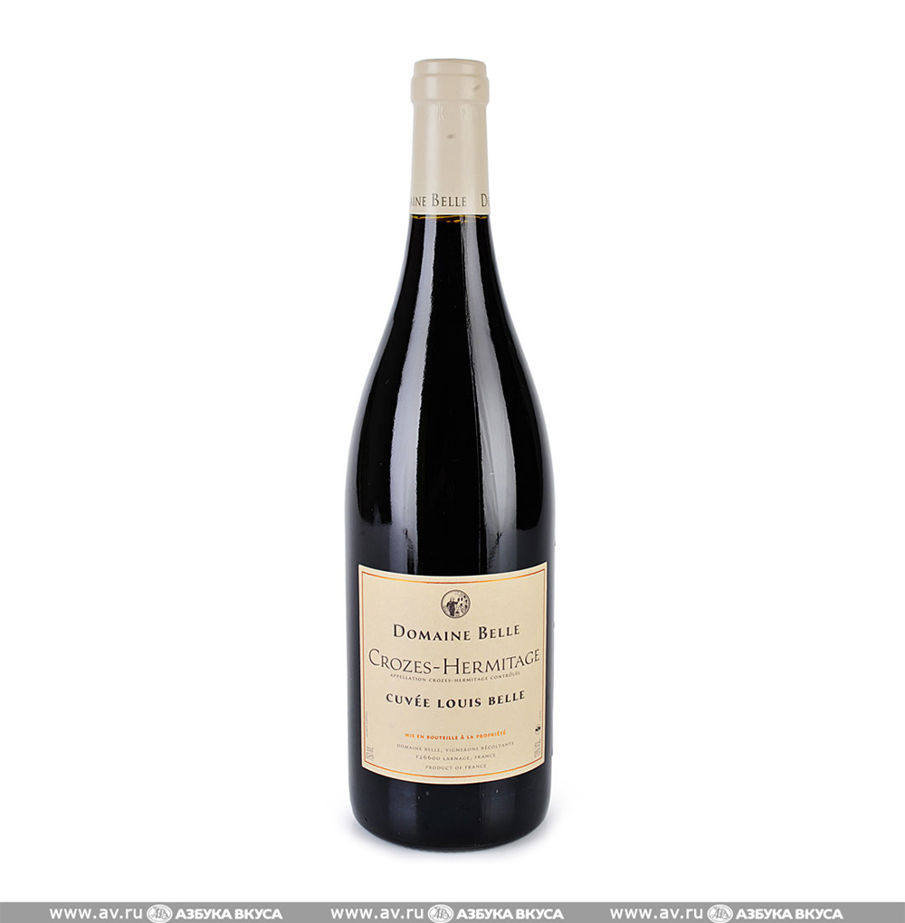 Изображение товара Французское красное вино Crozes-Hermitage Cuvee Louis Belle 0.75 Л Изображение товара Французское красное вино Crozes-Hermitage Cuvee Louis Belle 0.75 Л
