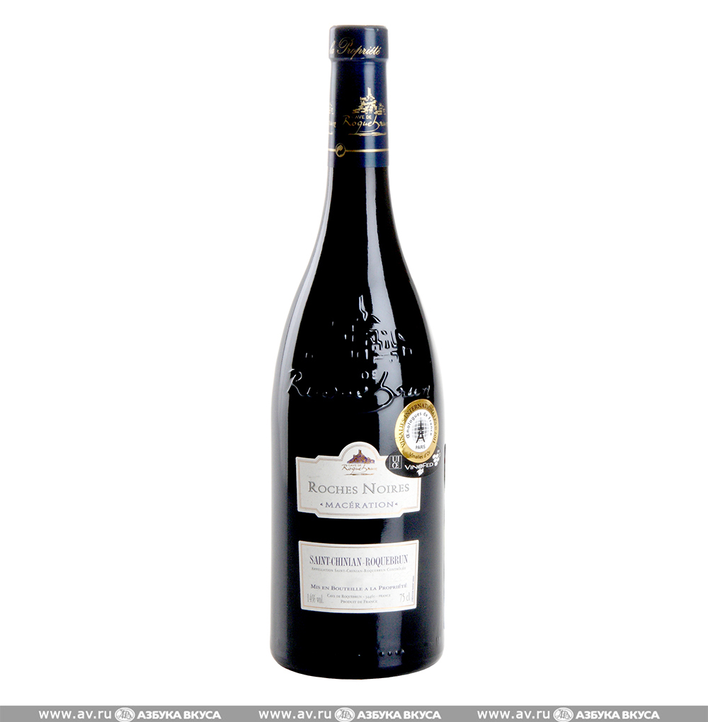 Изображение товара Французское красное вино AOC Saint-Chinian Roches Noires Maceration 0.75 L