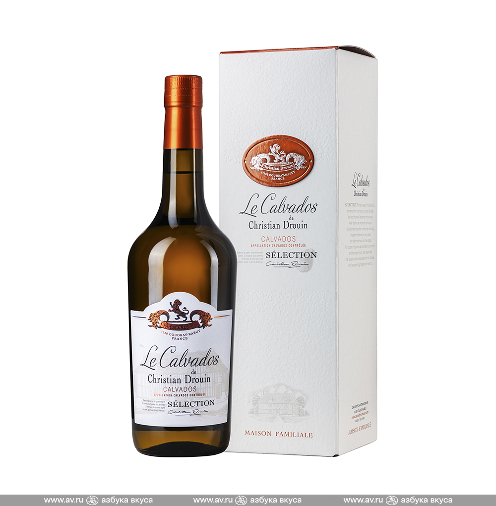 Изображение товара Кальвадос Christian Drouin Selection AOC Calvados, 0.7 L, п/у
