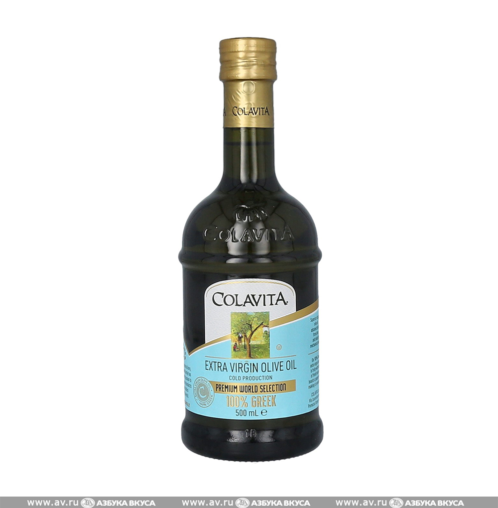 Изображение товара Масло оливковое нерафинированное Extra Virgin 100% Greek, Colavita, 500 мл, Италия