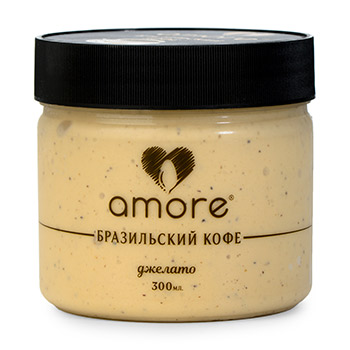 Изображение товара Мороженое молочное «Бразильский кофе», Amore, 300 мл, Россия, БЗМЖ