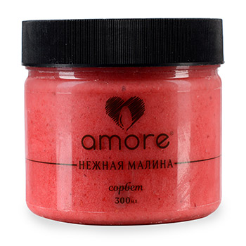Изображение товара Сорбет «Нежная малина», Amore, 300 мл, Россия, БЗМЖ