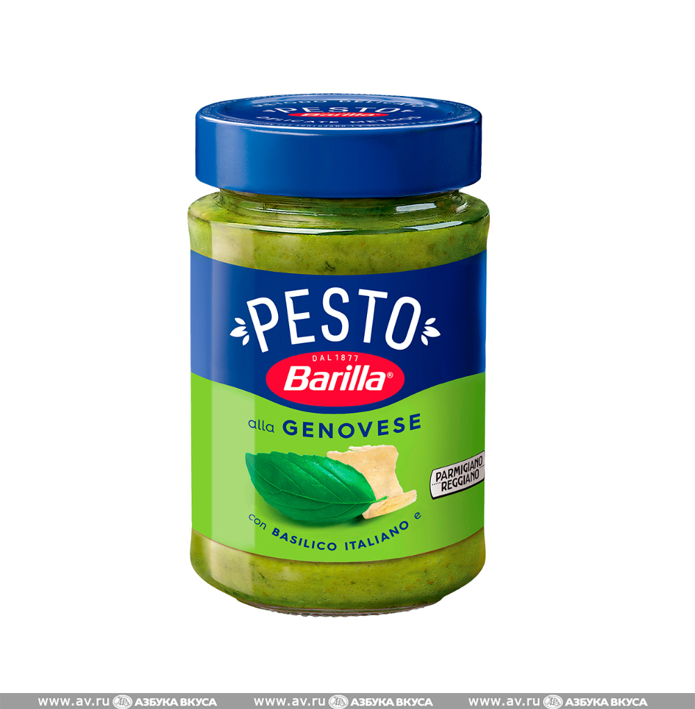 Изображение товара Соус Barilla Песто Дженовезе с базиликом, 190 г, Италия