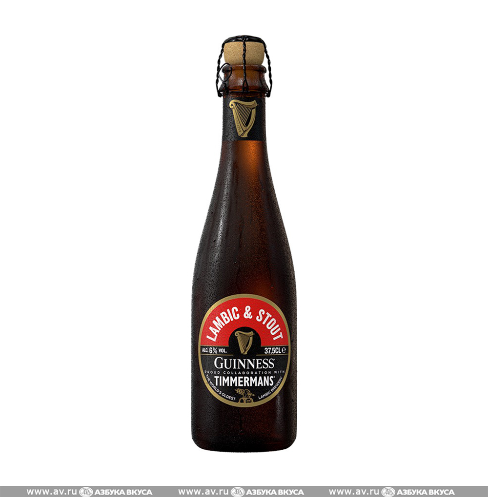 Изображение товара Напиток пивной тёмный Timmermans Lambic & Stout 6%, 0.375 L, ст/б, Бельгия Изображение товара Напиток пивной тёмный Timmermans Lambic & Stout 6%, 0.375 L, ст/б, Бельгия