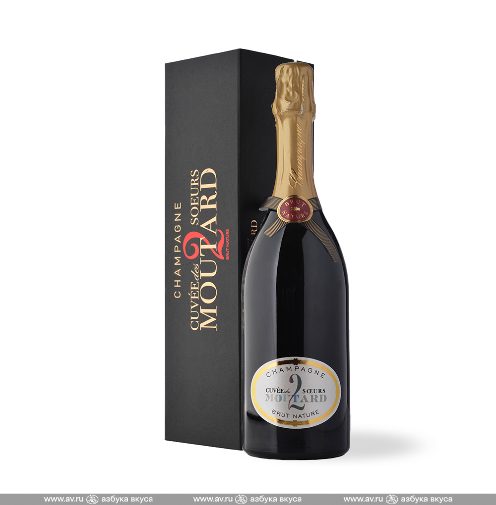 Изображение товара Французское игристое вино шампанское Moutard Cuvee 2 Soeurs Brut Nature 0.75L Изображение товара Французское игристое вино шампанское Moutard Cuvee 2 Soeurs Brut Nature 0.75L