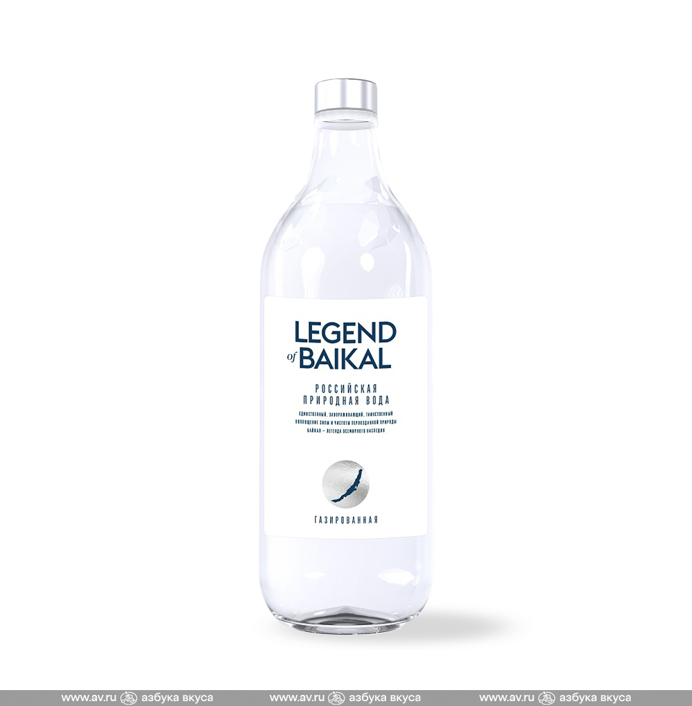 Изображение товара Вода газированная, Legend of Baikal, 0.75 л, Россия Изображение товара Вода газированная, Legend of Baikal, 0.75 л, Россия