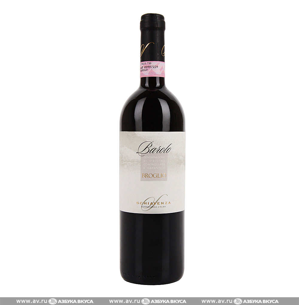 Изображение товара Вино итальянское красное DOCG Barolo Broglio Schiavenza, 0.75 L