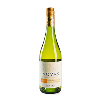 Изображение товара Вино чилийское белое Novas Chardonnay Gran Reserva VOE, 0.75 L