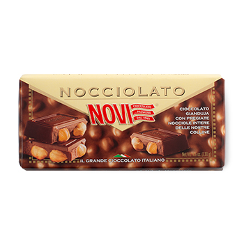 Изображение товара Шоколад «Джандуйя» с фундуком, Novi, 130 г, Италия