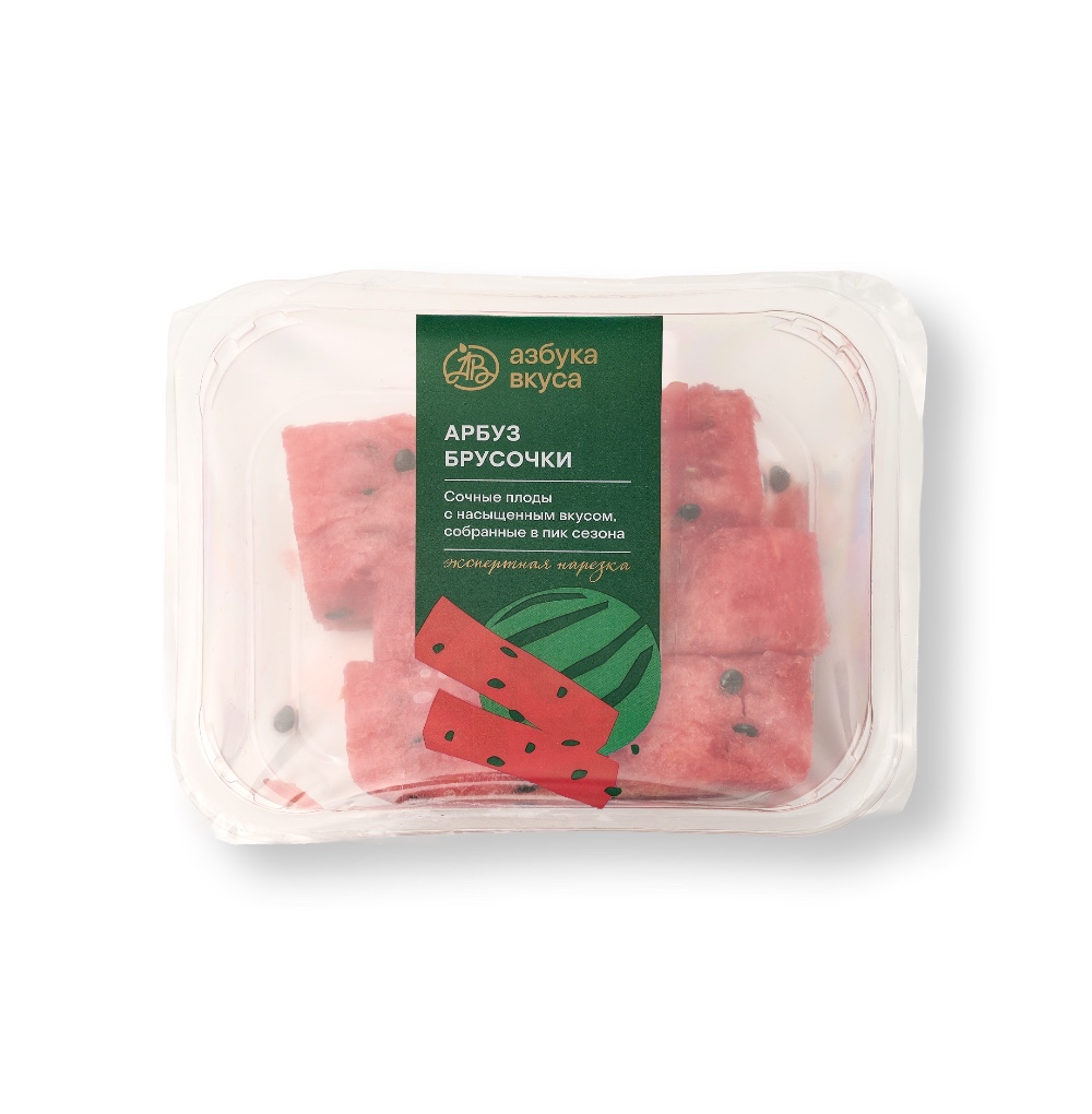 Изображение товара Арбуз брусочки, «Азбука вкуса», 300 г, Россия